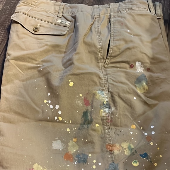 BNWOT Polo Ralph Lauren Size 14 Paint Splatter Pants - Picture 3 of 3